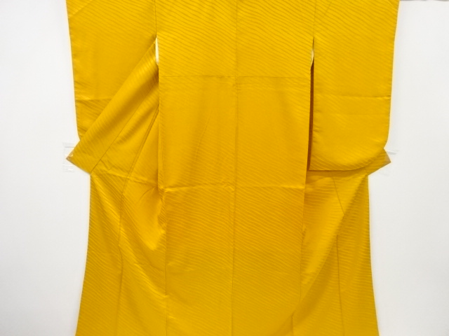 斜め縞模様織出し二尺袖着物